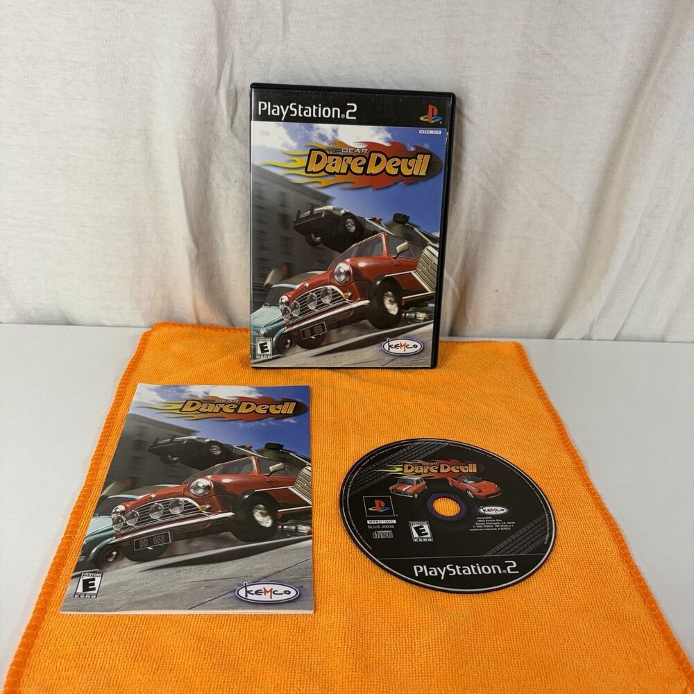 Top Gear Dare Devil Sony PlayStation 2, 2000 Complete w Manual CIB Tested